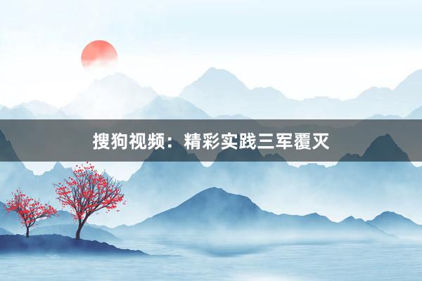 搜狗视频：精彩实践三军覆灭